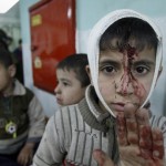 Wounded Palestinian children receive med