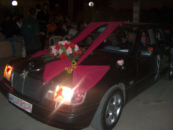 the wedding car